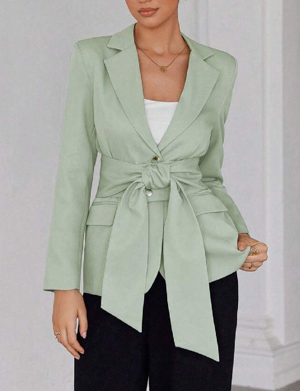 Sacou SHEIN, verde