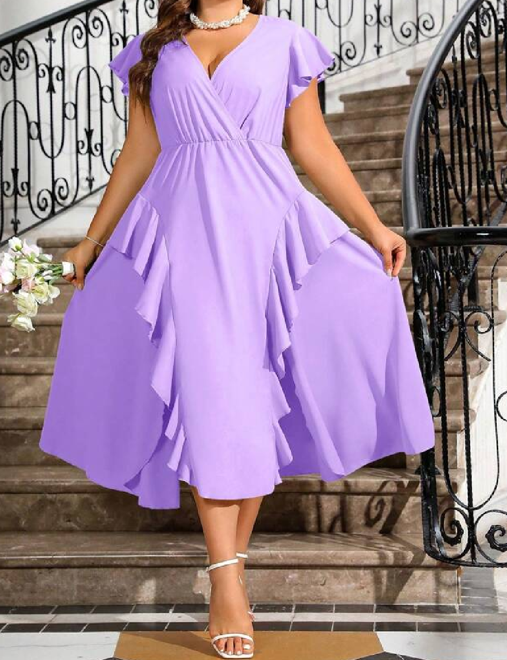 Rochie medie SHEIN CURVE, mov