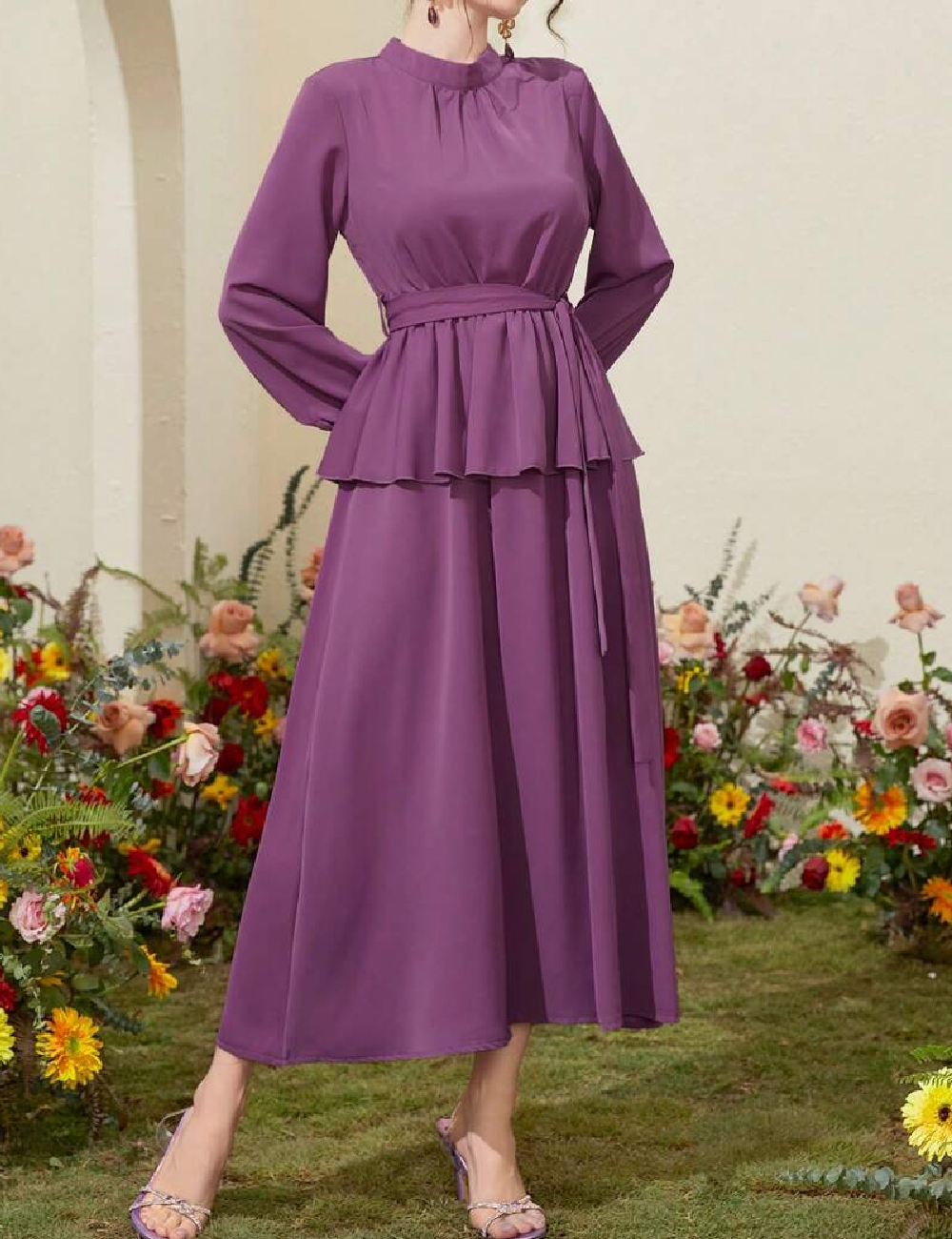 Rochie medie SHEIN, mov