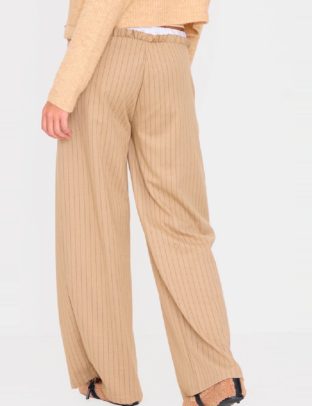 Pantaloni PRETTYLITTLETHING, bej - 1 | YEO