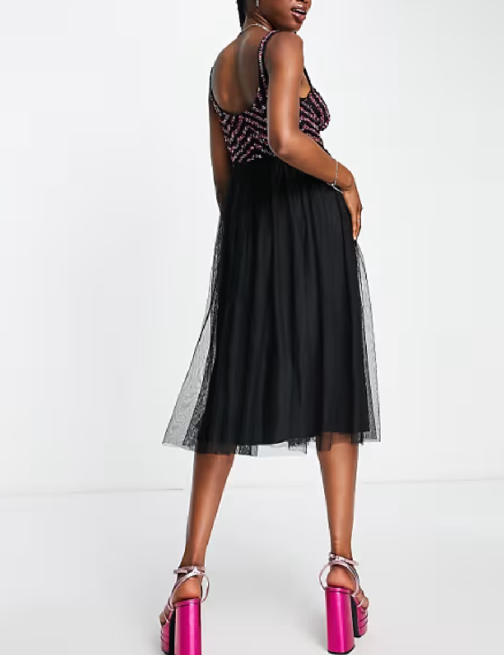 Rochie medie ASOS, negru - 1 | YEO
