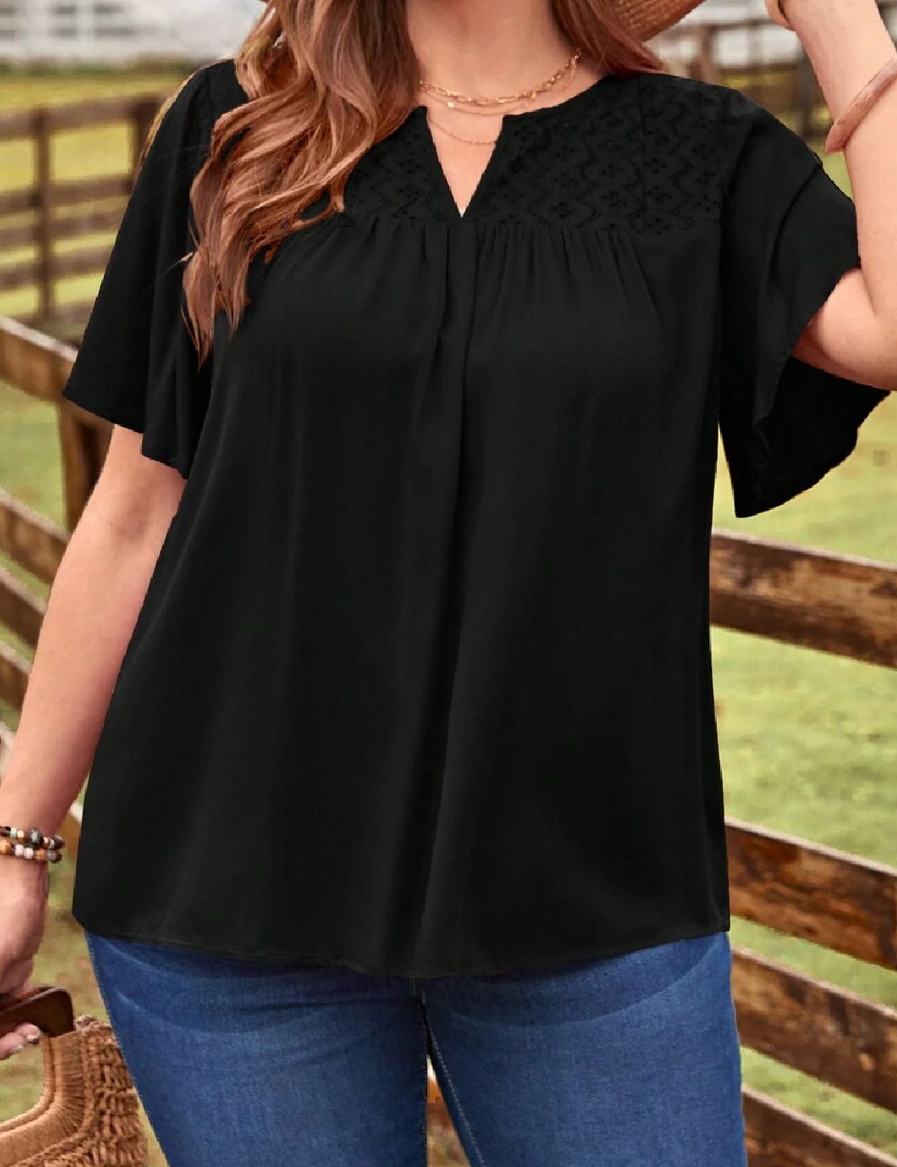 Bluza Emery Rose Curve, negru - 1 | YEO