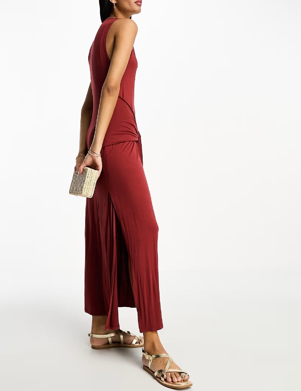 Rochie lunga ASOS, maro - 1 | YEO