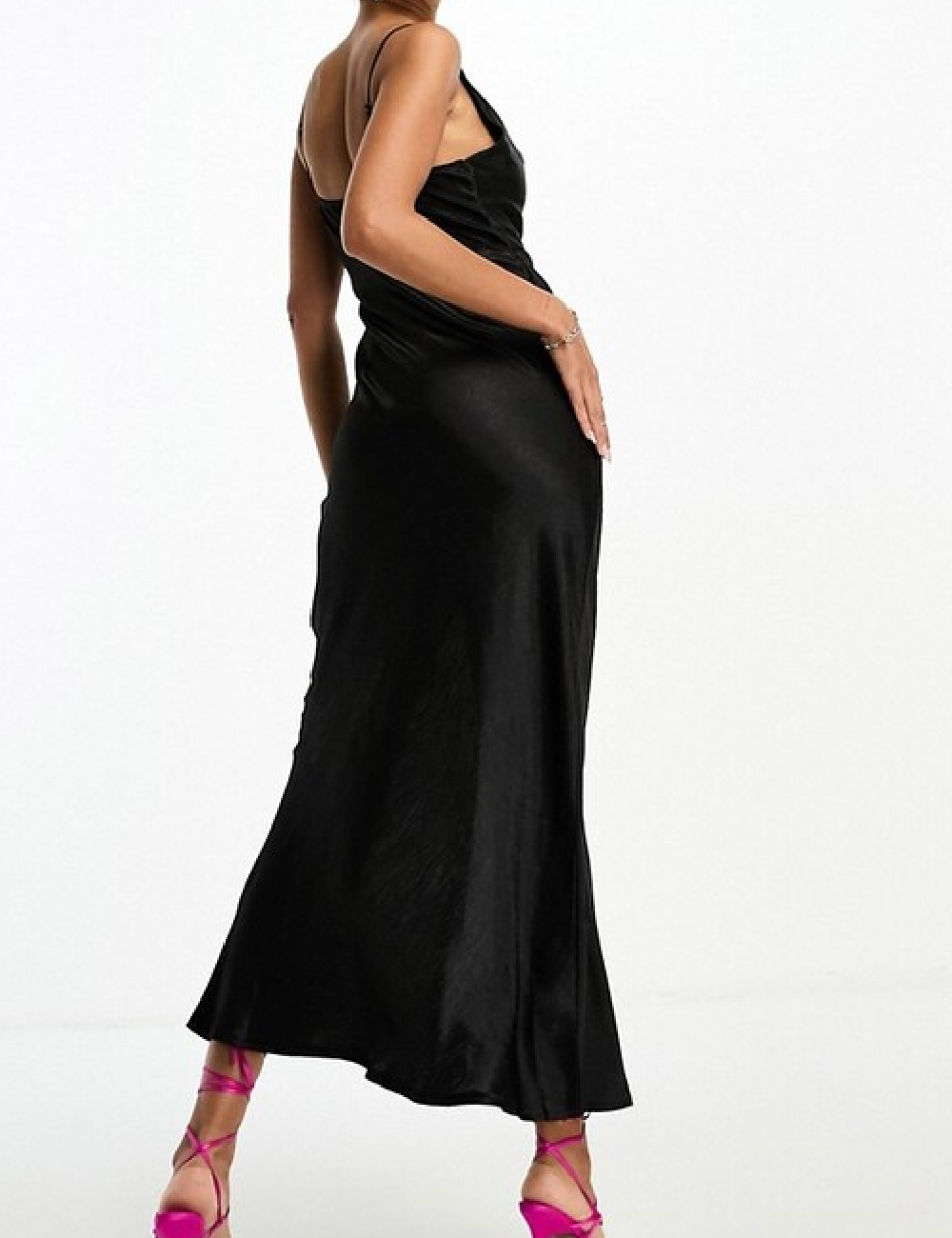 Rochie medie Parallel Lines, negru - 1 | YEO