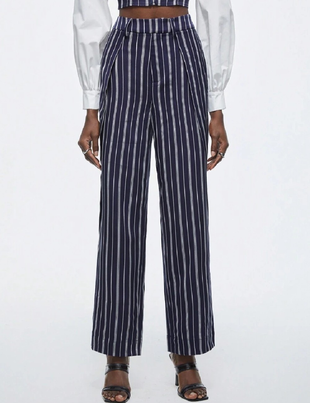 Pantaloni SHEIN, bleumarin - 1 | YEO