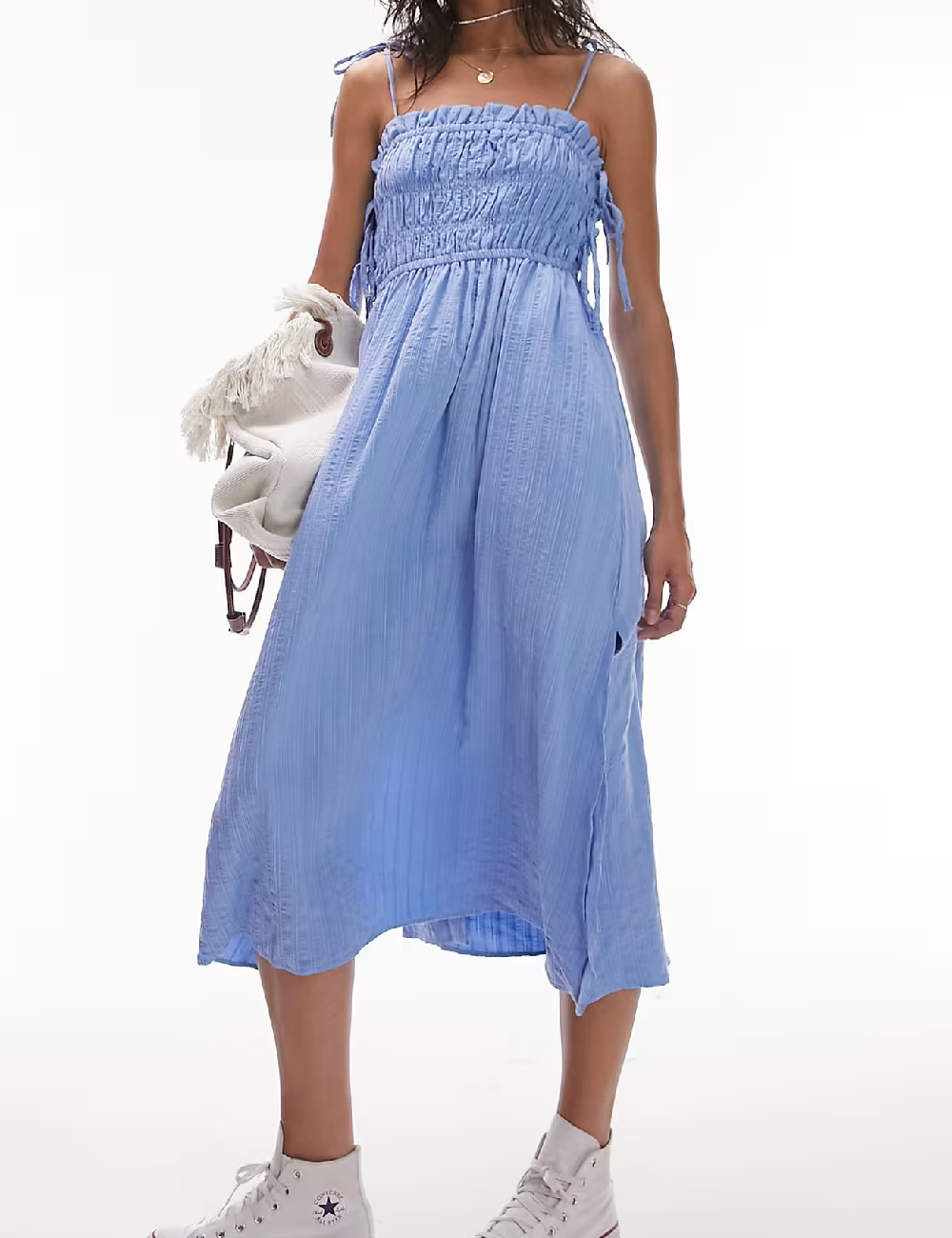 Rochie medie Top Shop, albastru