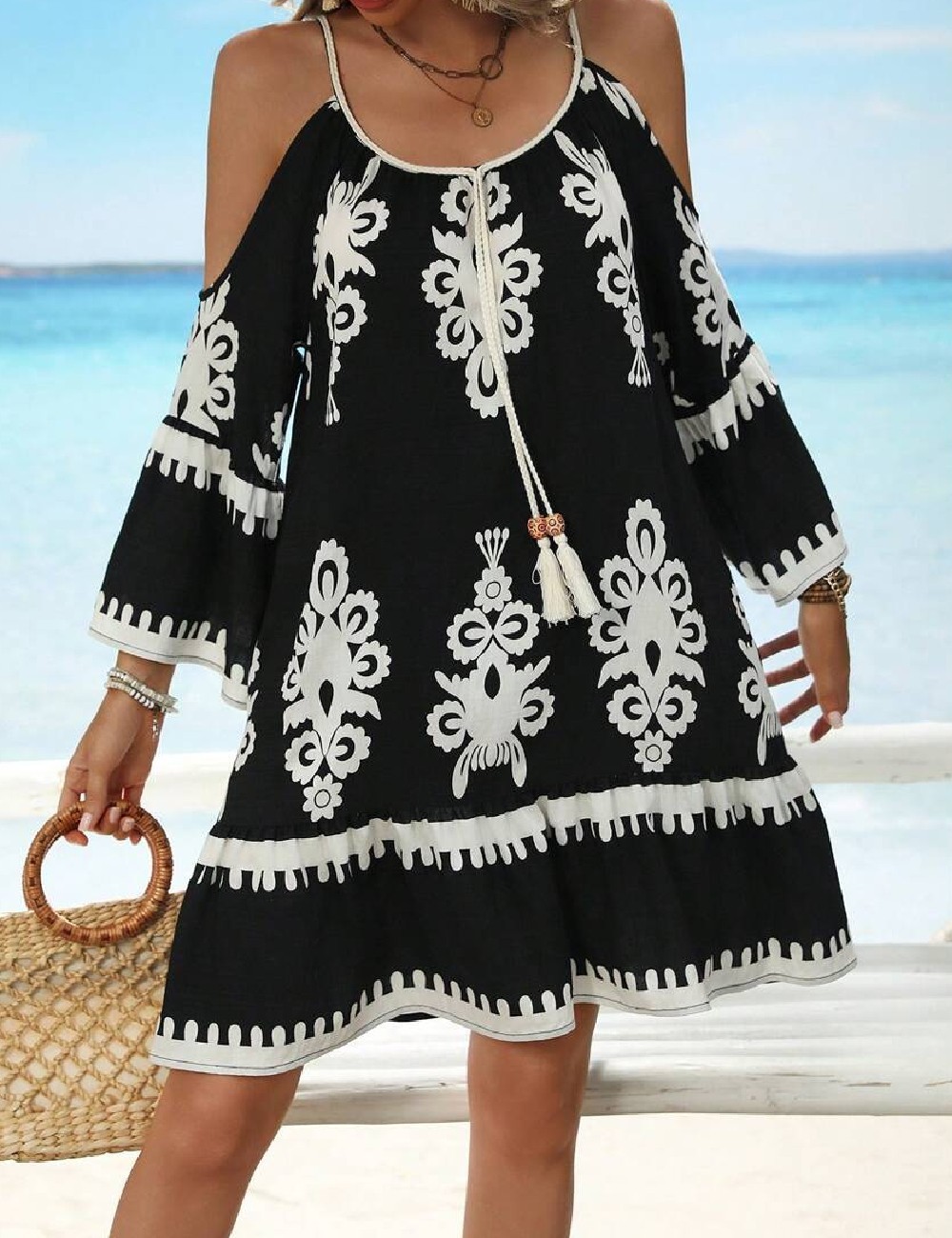 Rochie scurta SHEIN, negru - 1 | YEO