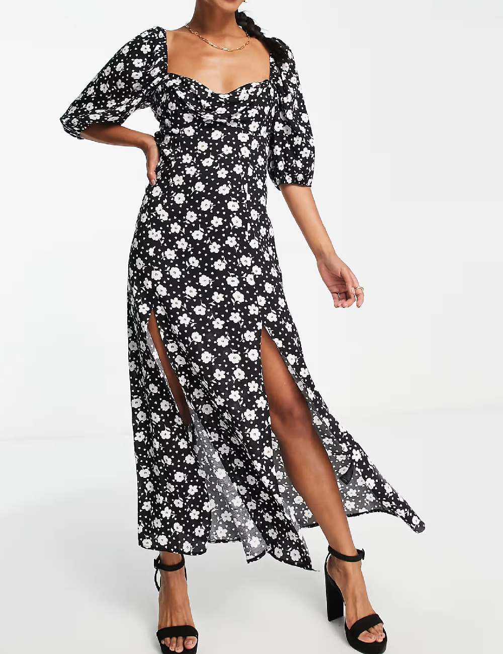 Rochie lunga ASOS, negru