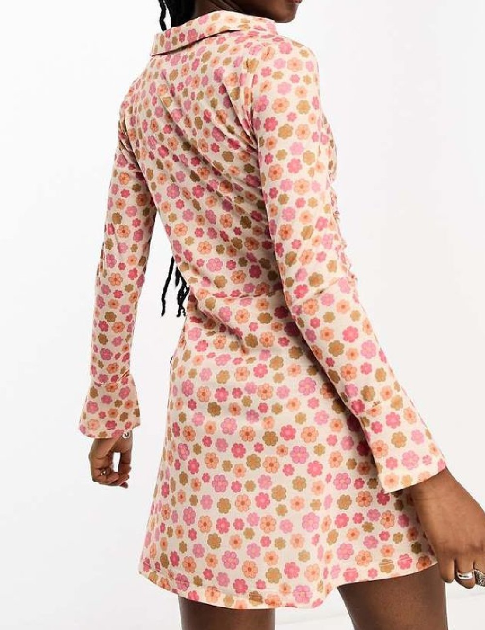 Rochie scurta Another reason, floral print - 1 | YEO