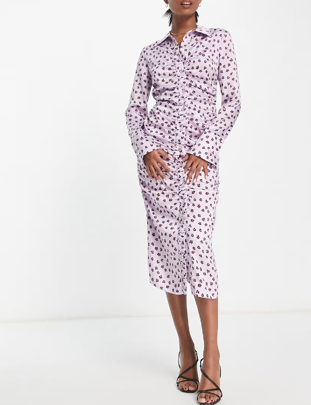 Rochie medie ASOS, mov