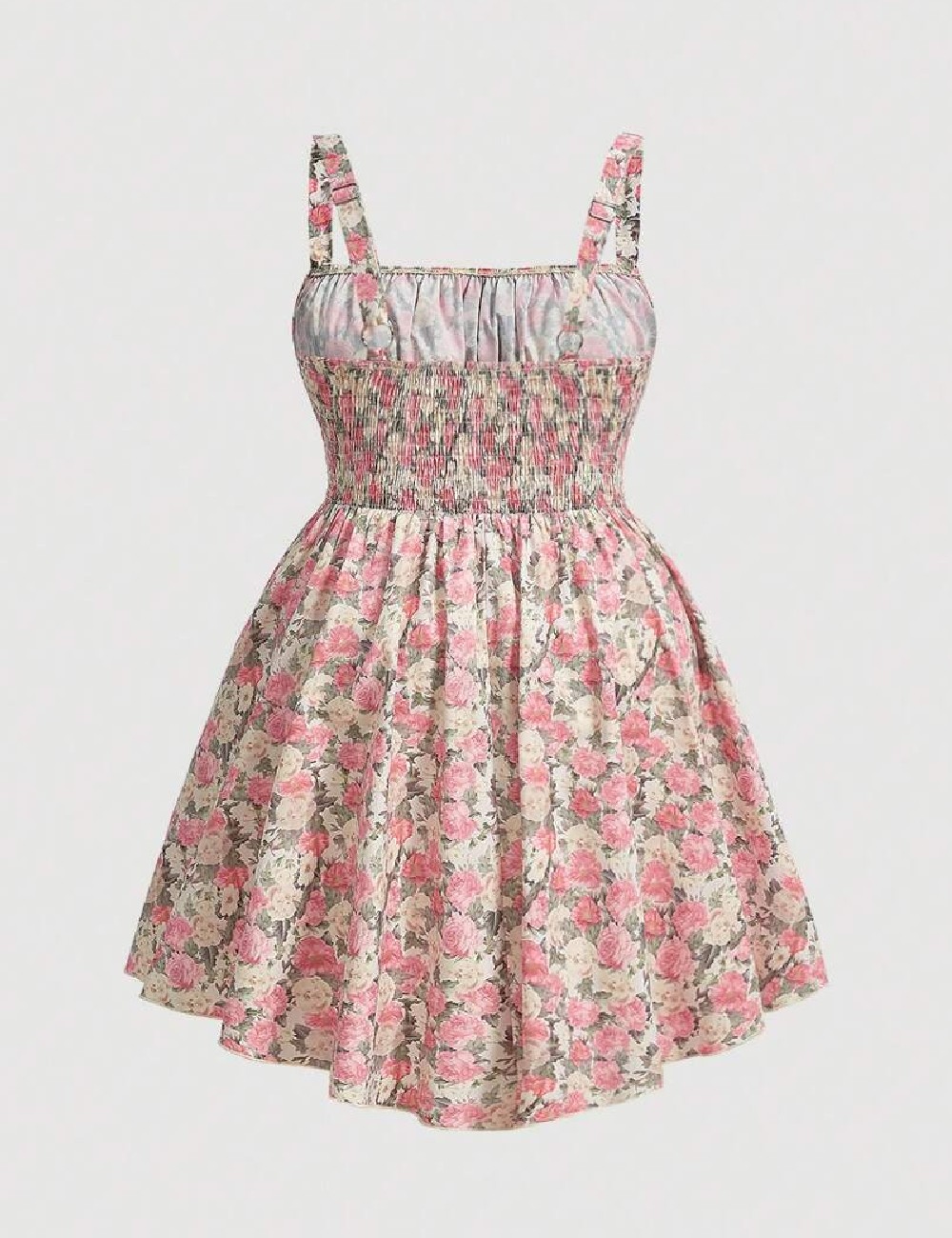 Rochie scurta SHEIN CURVE, floral - 1 | YEO