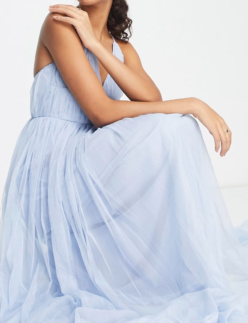 Rochie lunga Beauut, bleu - 1 | YEO