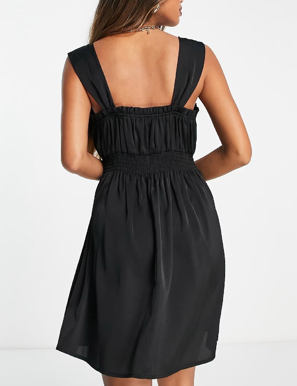 Rochie scurta Lola May, negru - 1 | YEO