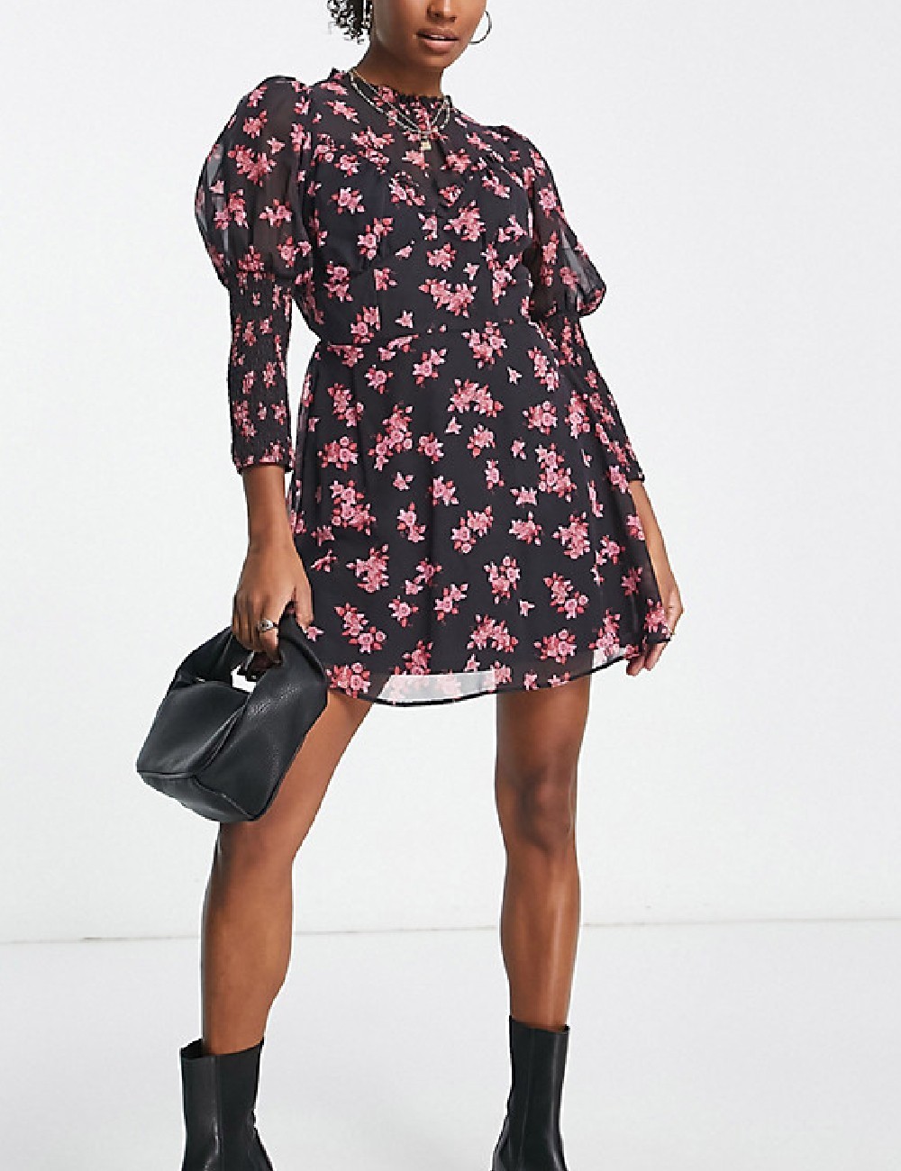 Rochie scurta Miss Selfridge, negru - 1 | YEO