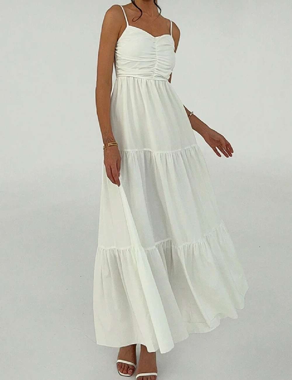Rochie lunga SHEIN, alb