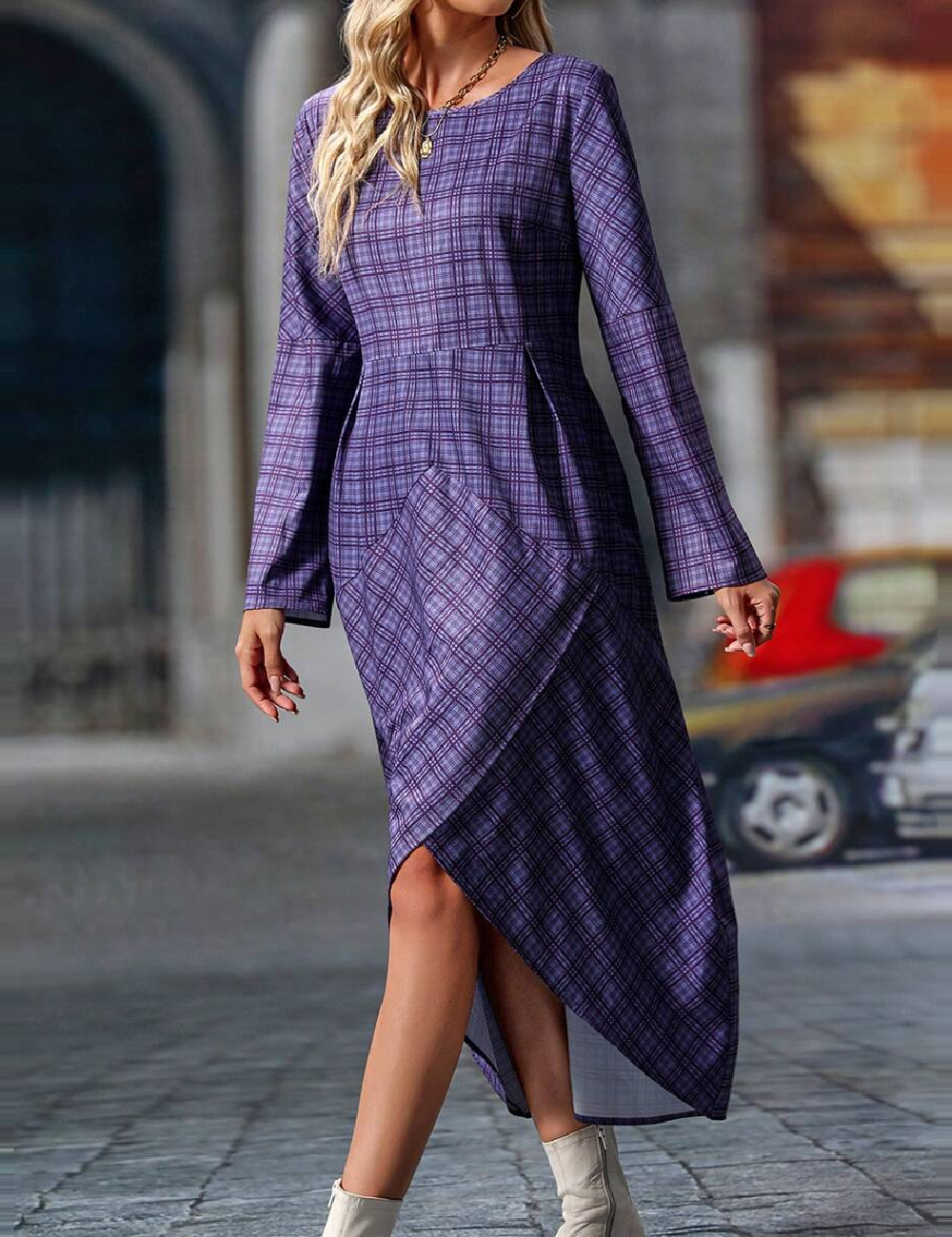 Rochie medie SHEIN, mov