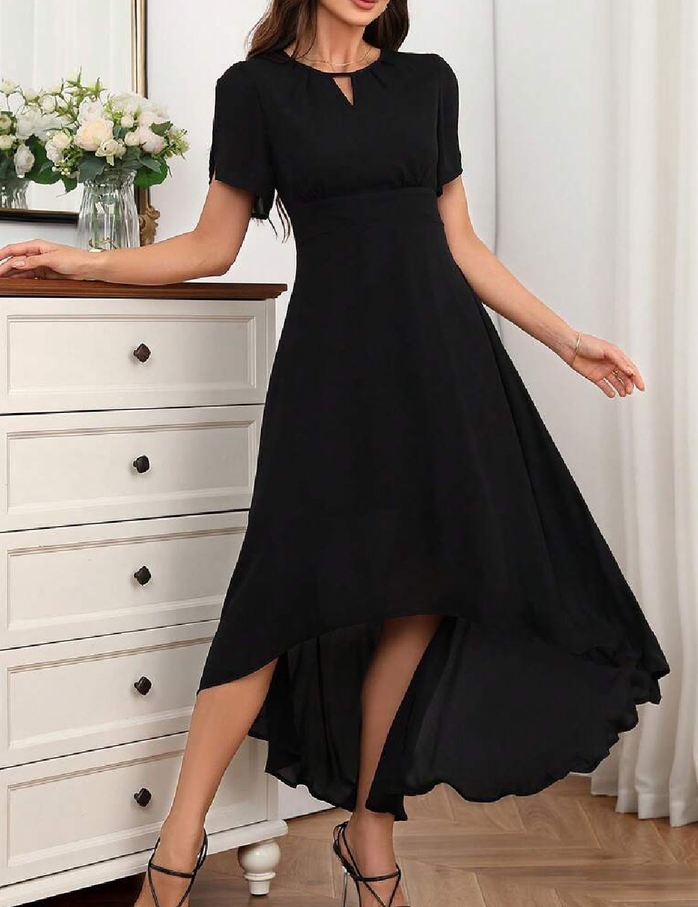 Rochie lunga SHEIN, negru - 1 | YEO