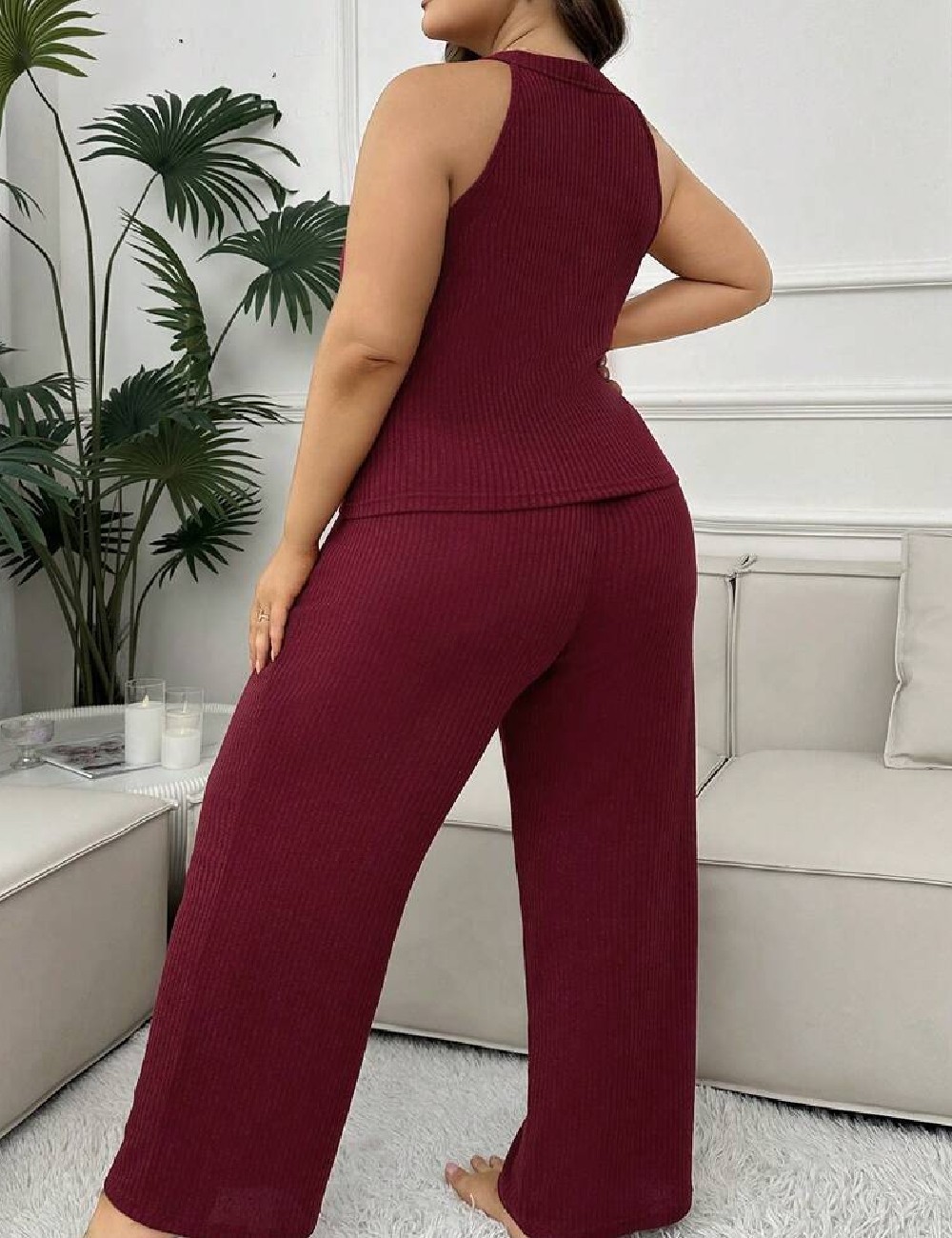 Compleu SHEIN CURVE, rosu - 1 | YEO