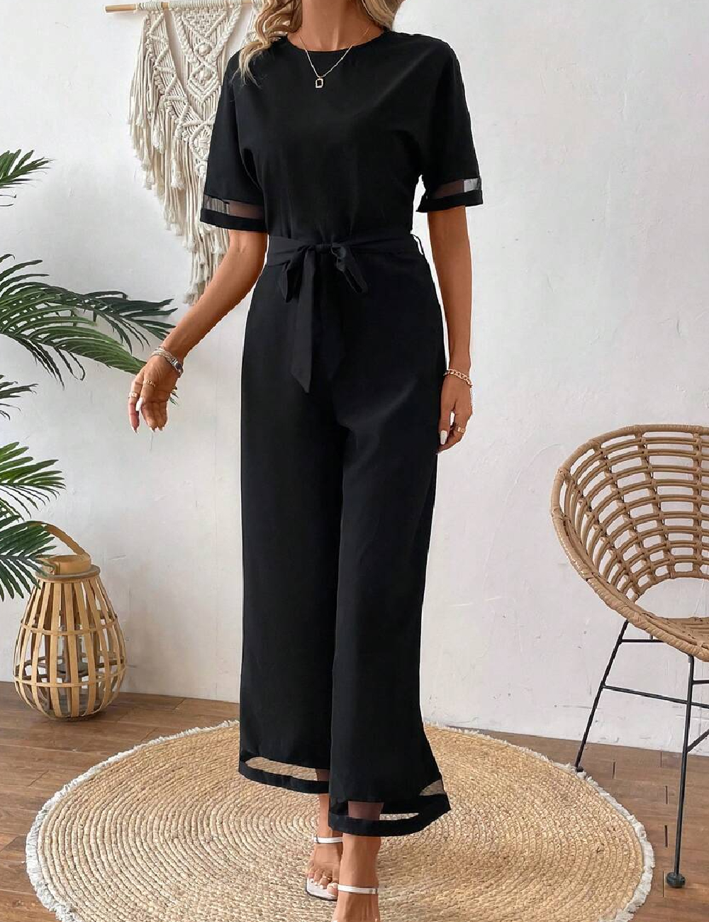 Salopeta SHEIN, negru