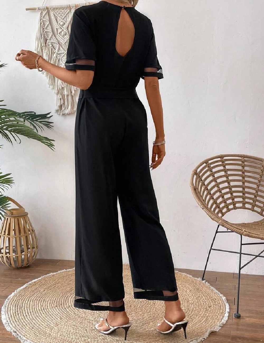 Salopeta SHEIN, negru - 1 | YEO