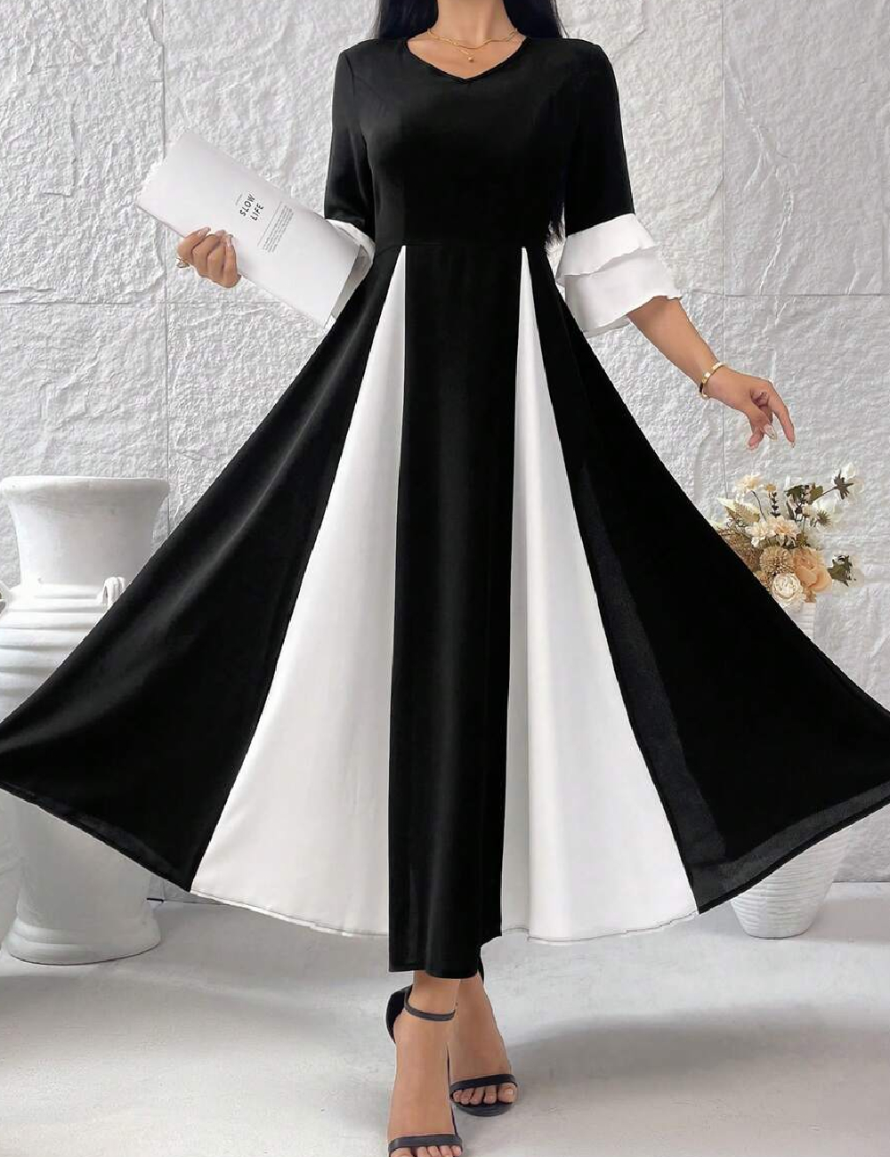Rochie lunga SHEIN, negru