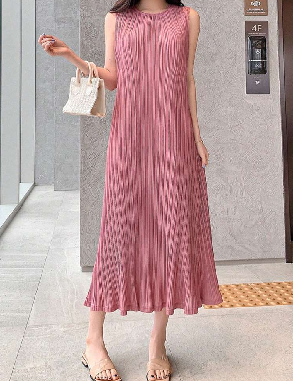Rochie medie SHEIN, roz
