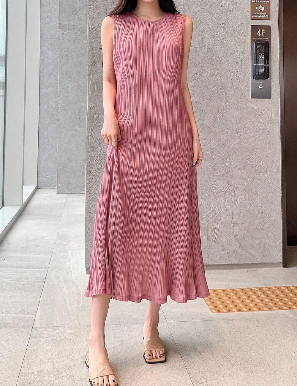 Rochie medie SHEIN, roz - 1 | YEO