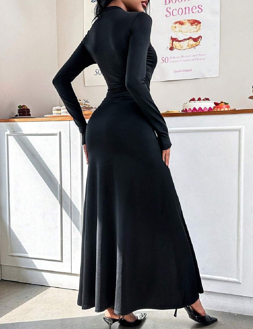 Rochie lunga SHEIN, negru - 1 | YEO