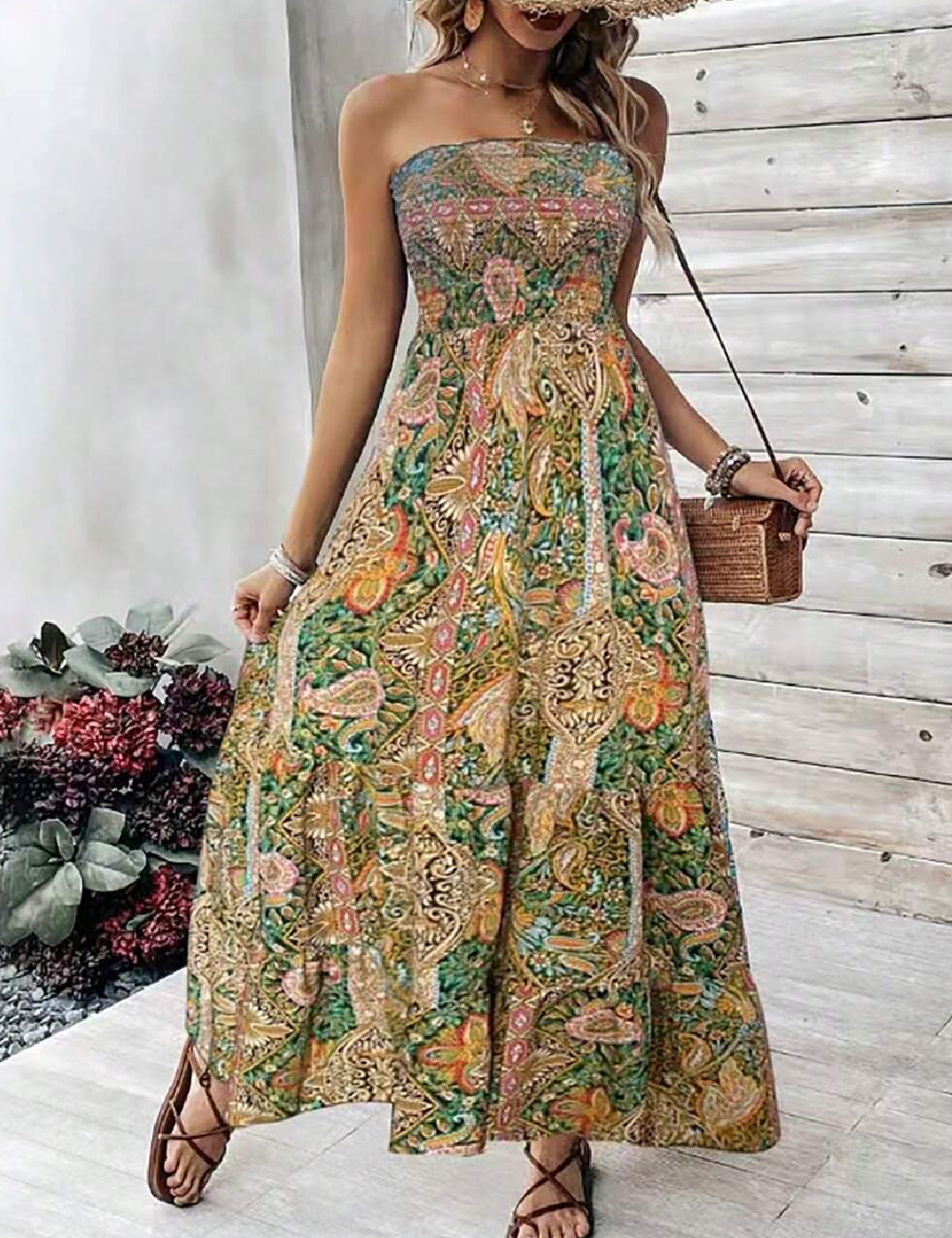 Rochie lunga SHEIN, mix culori