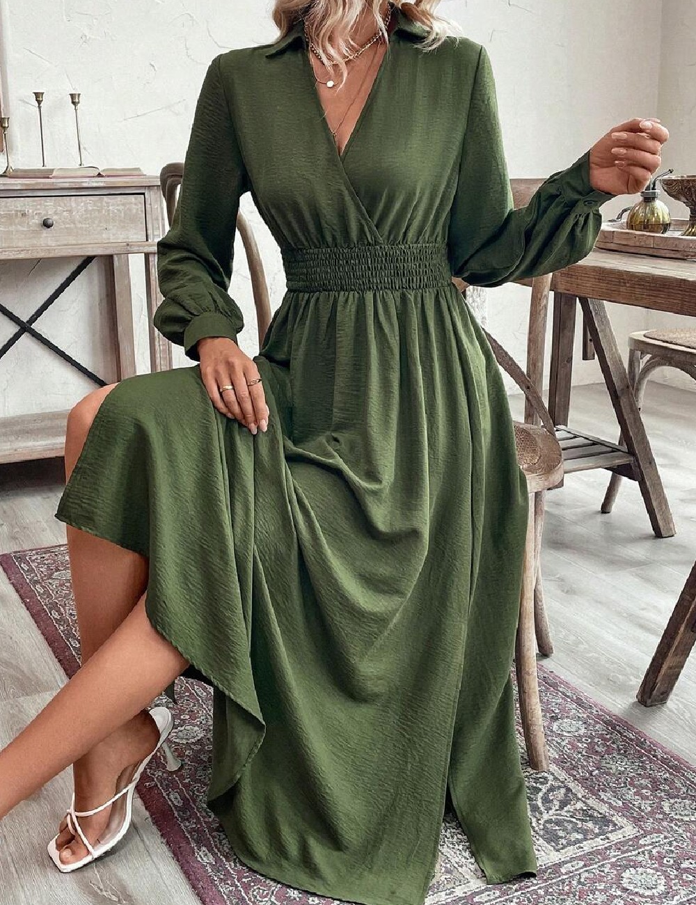 Rochie lunga SHEIN, negru - 1 | YEO