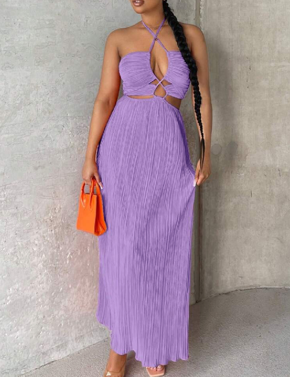Rochie lunga SHEIN, mov