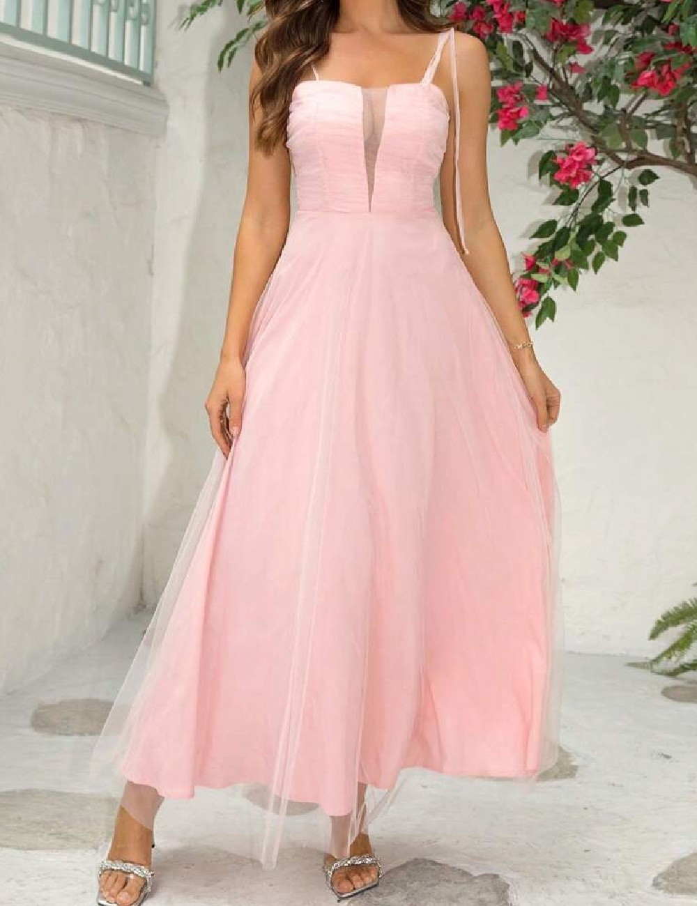 Rochie lunga SHEIN, roz - 1 | YEO