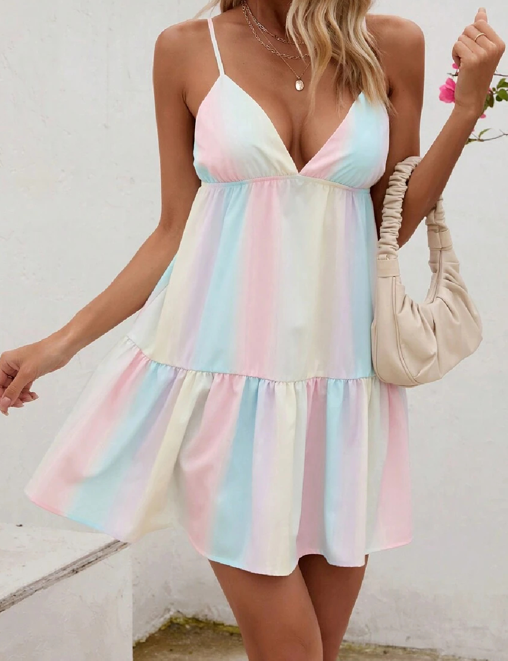Rochie scurta SHEIN, mix culori