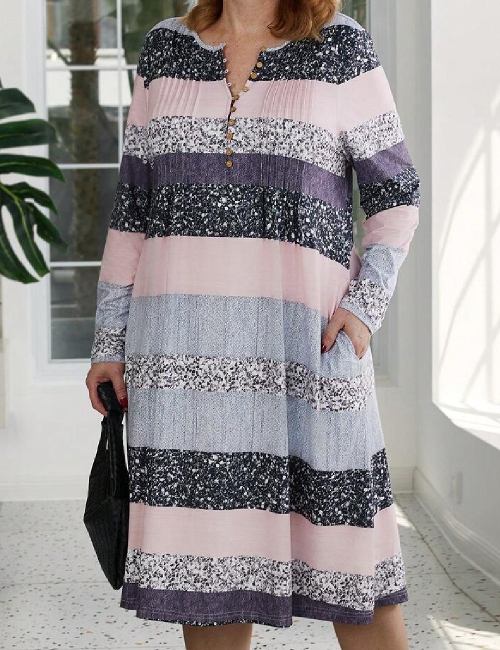 Rochie medie Emery Rose Curve, mix culori - 1 | YEO