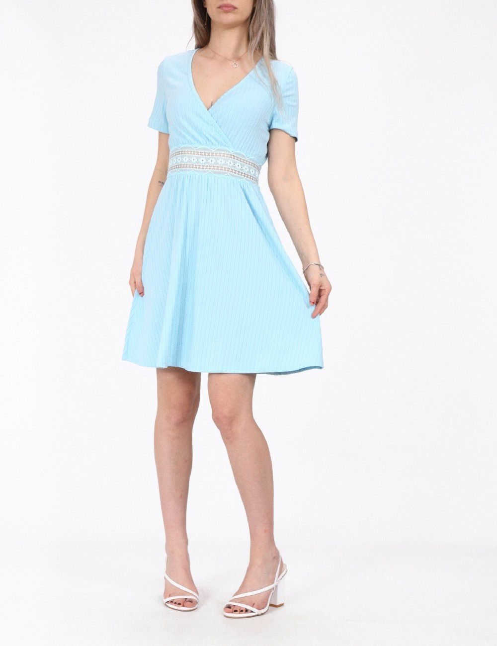 Rochie scurta SHEIN, bleu - 1 | YEO