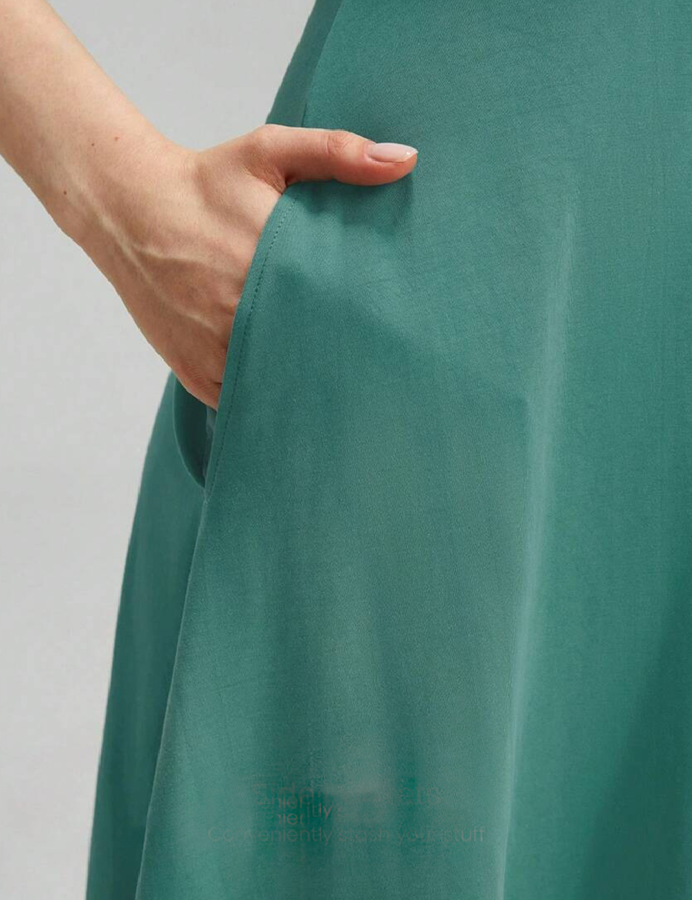 Rochie scurta GLOWMODE, turcoaz - 1 | YEO