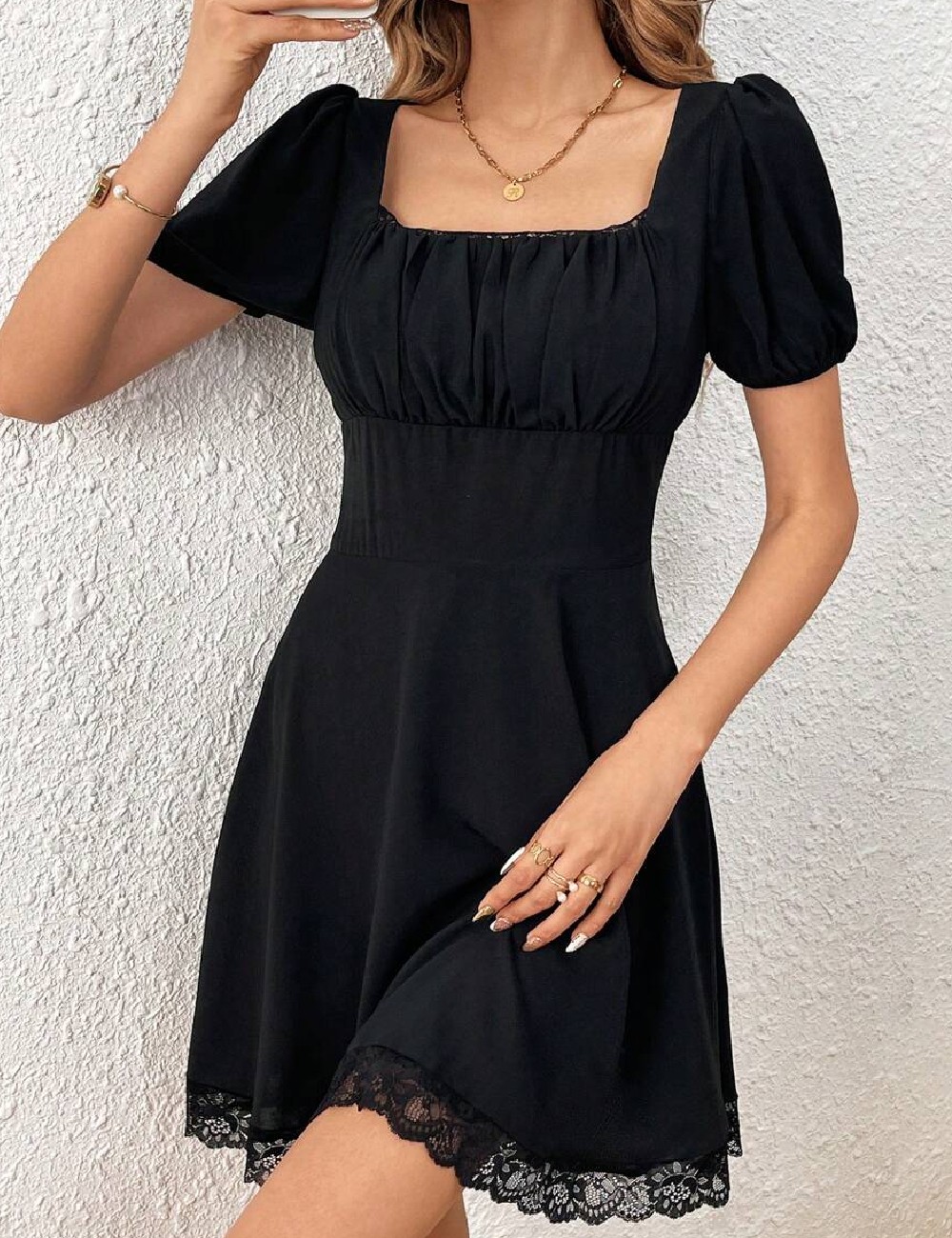 Rochie scurta SHEIN, negru - 1 | YEO