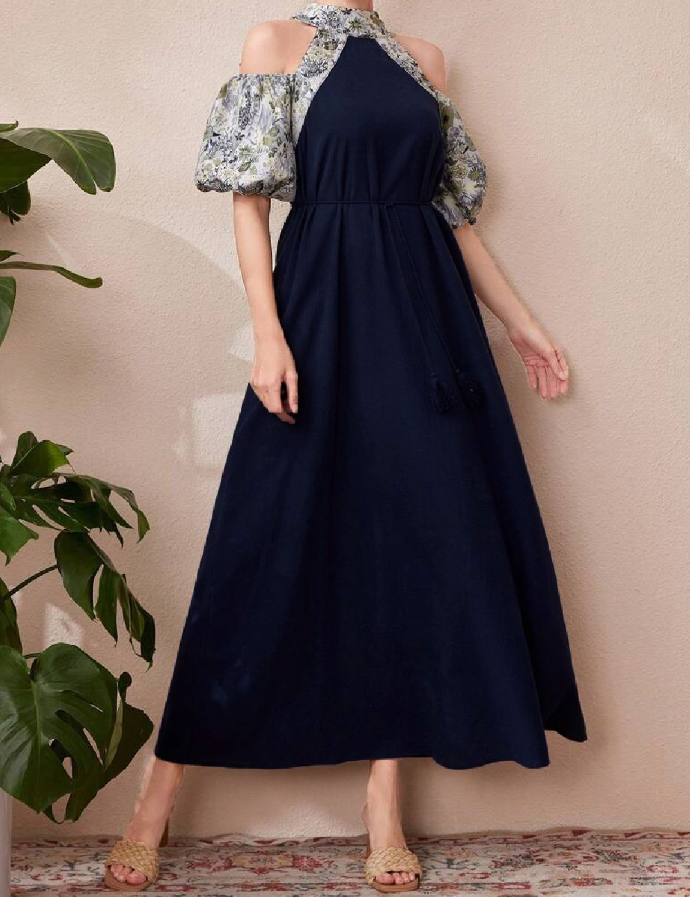 Rochie lunga SHEIN, bleumarin