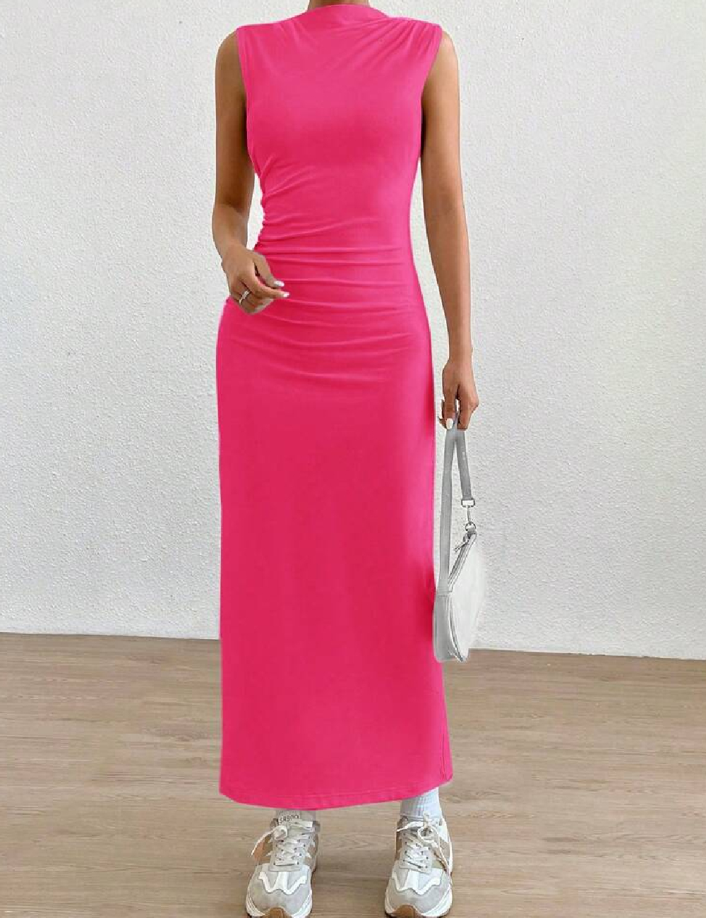 Rochie lunga SHEIN, roz