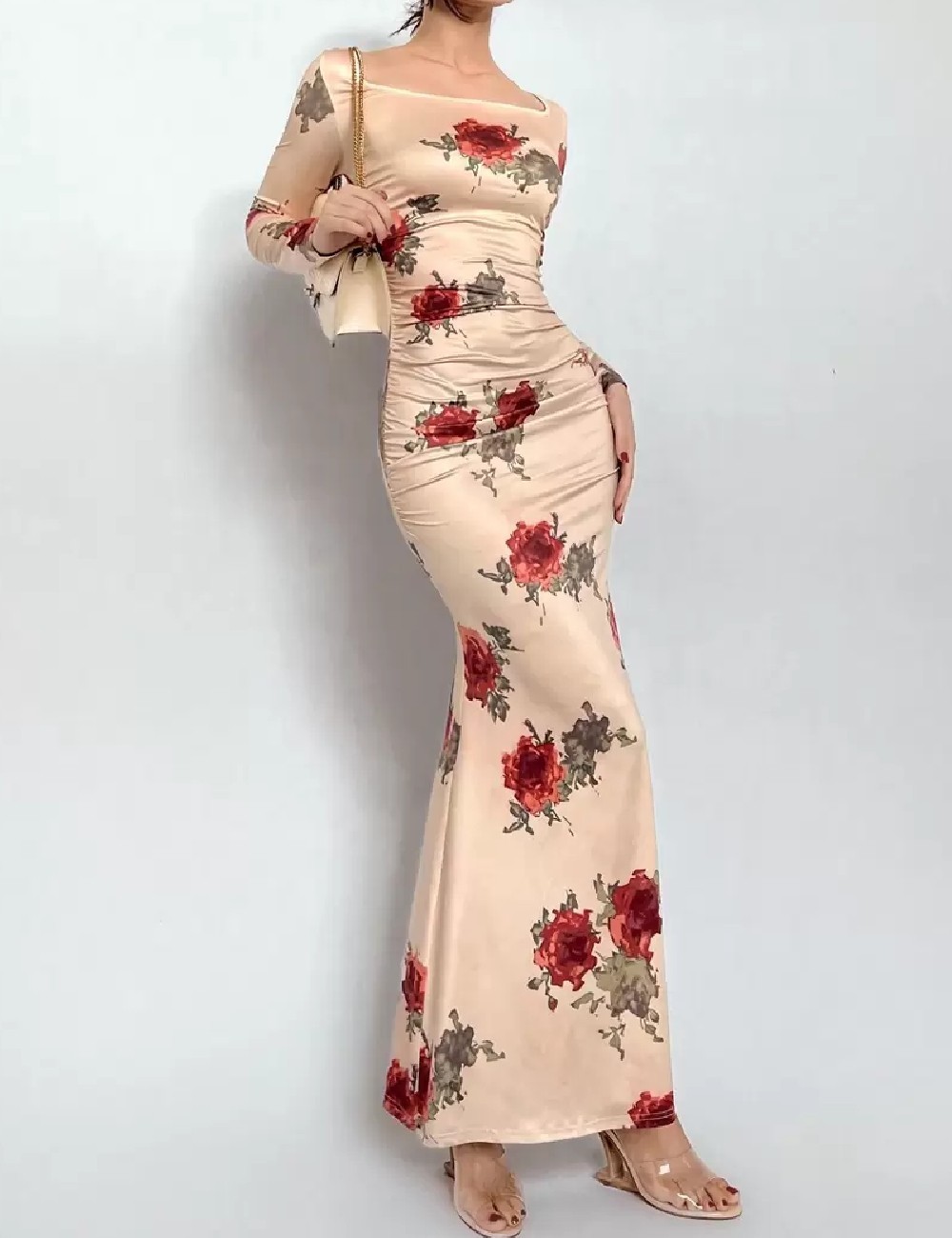 Rochie lunga SHEIN, floral - 1 | YEO