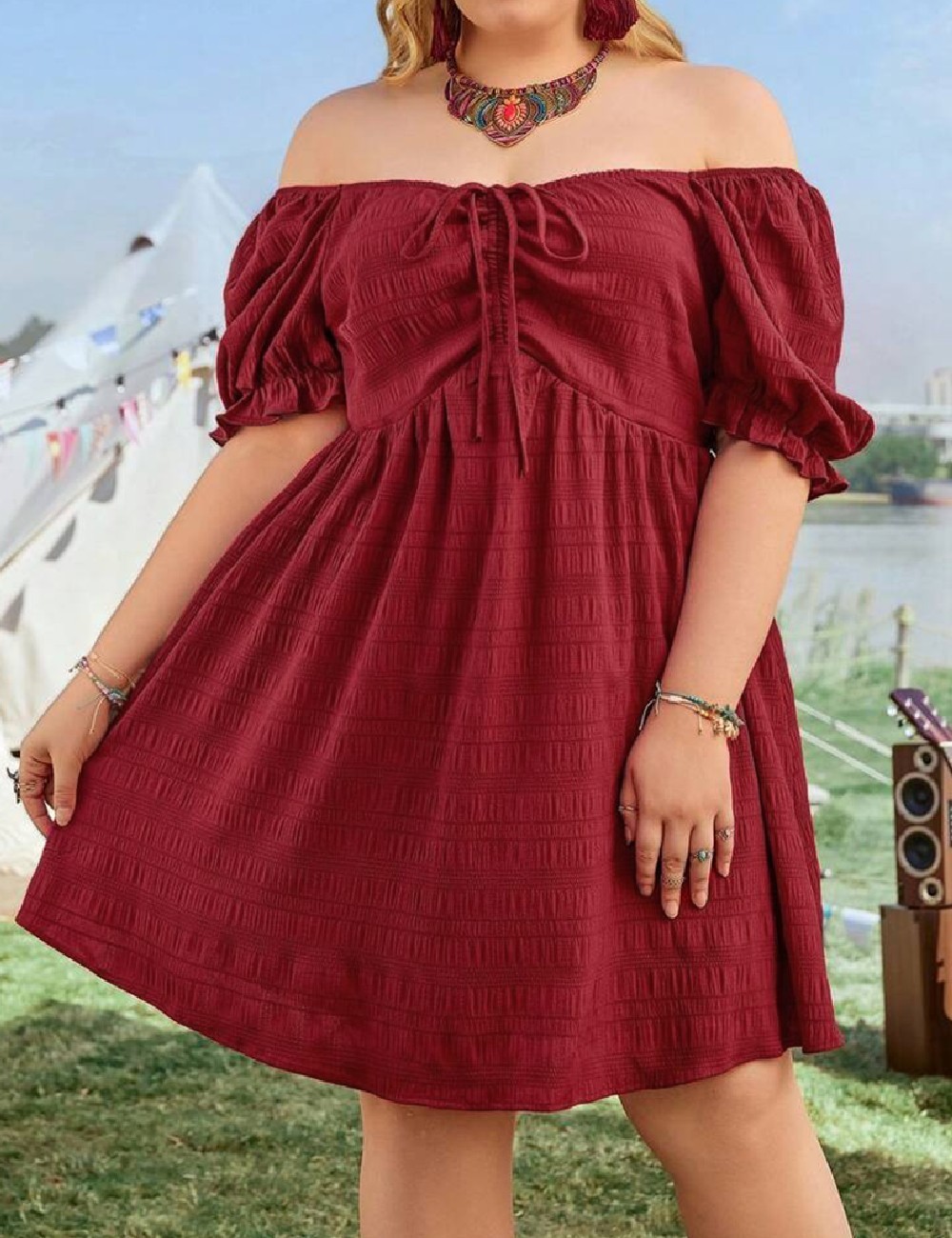 Rochie scurta SHEIN CURVE, visiniu - 1 | YEO