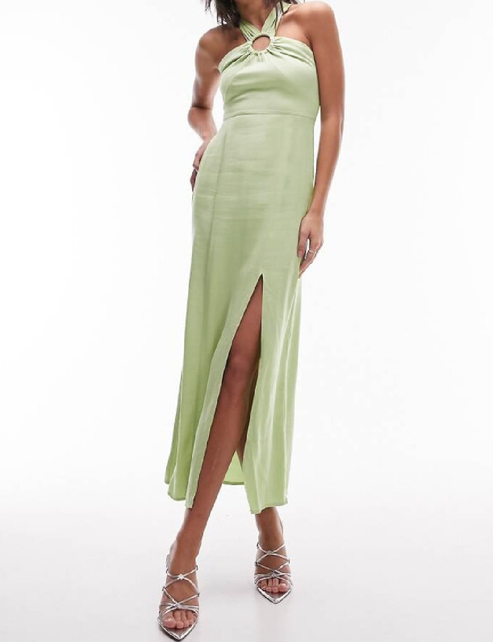 Rochie lunga Top Shop, verde