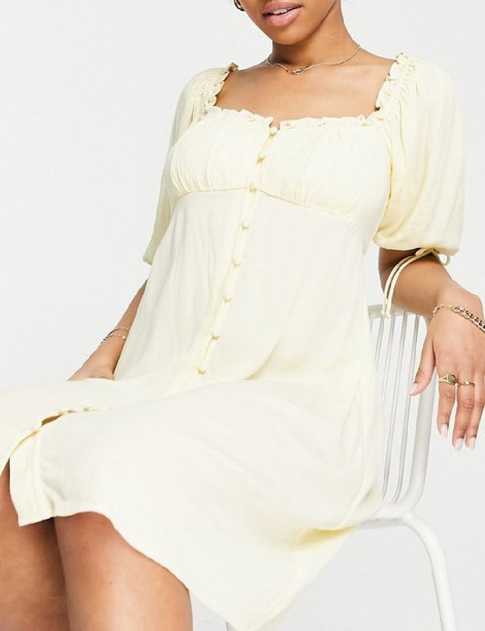 Rochie scurta Miss Selfridge, galben - 1 | YEO