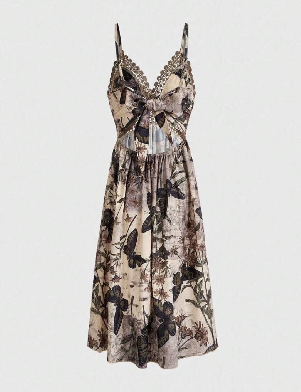 Rochie scurta Romwe, floral print - 1 | YEO