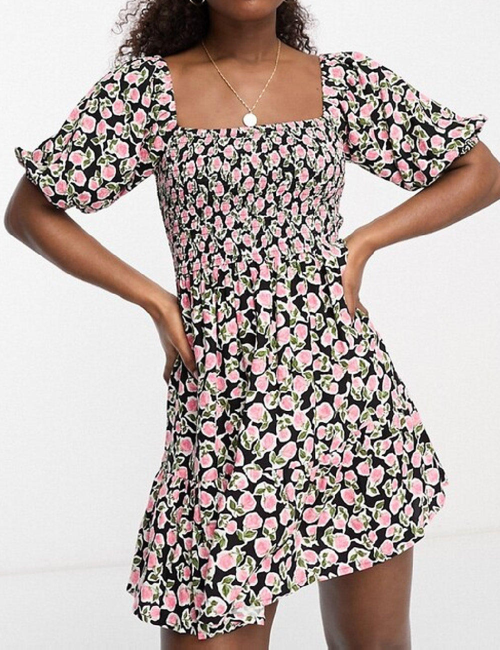 Rochie scurta Miss Selfridge, floral print