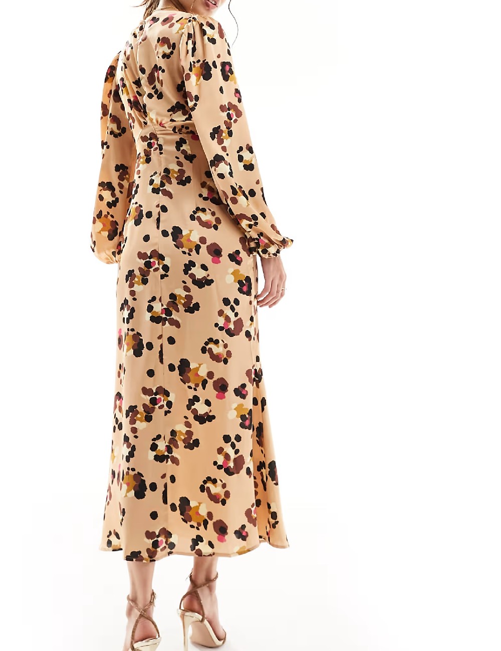 Rochie medie Never Fully Dressed, crem - 1 | YEO
