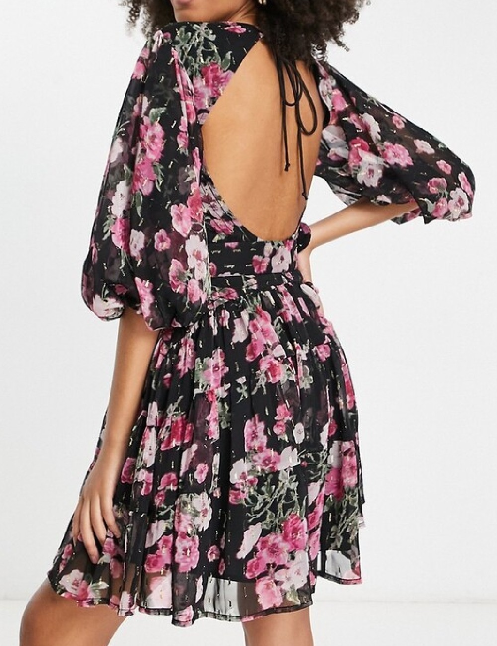 Rochie scurta ASOS, floral print - 1 | YEO