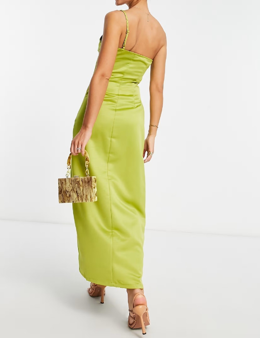 Rochie medie extro&vert, verde - 1 | YEO