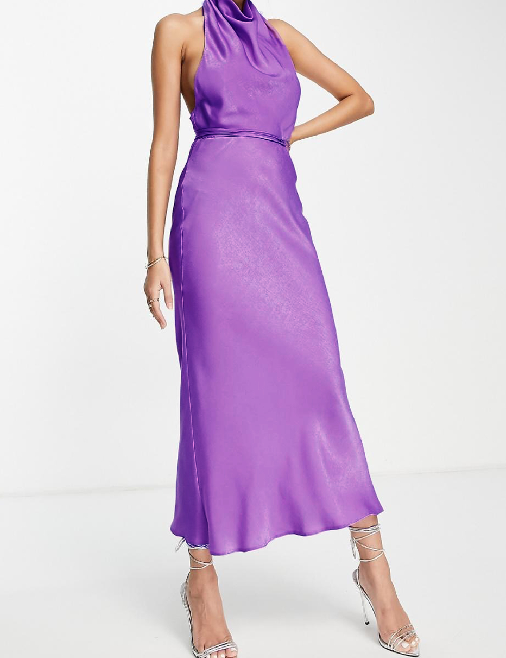 Rochie lunga ASOS, mov