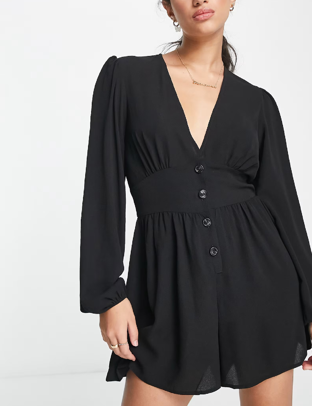 Salopeta ASOS, negru - 1 | YEO